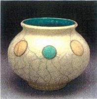 Crackle Pot by Bruce Grimes