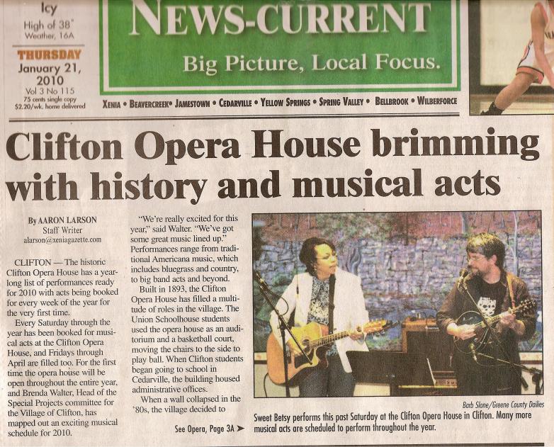 Xenia Gazette Article